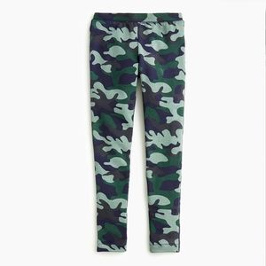 J.Crew Girls' Cozy everyday leggings in camo
